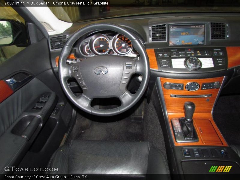Umbria Gray Metallic / Graphite 2007 Infiniti M 35x Sedan