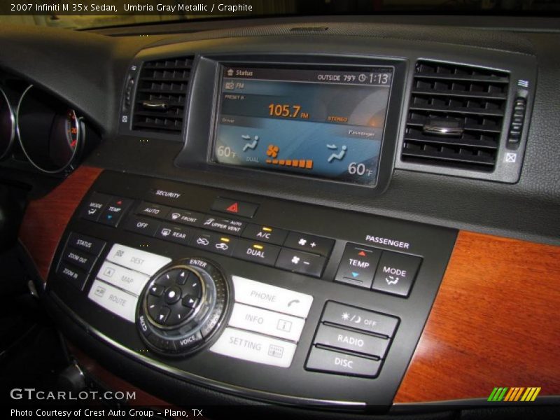 Umbria Gray Metallic / Graphite 2007 Infiniti M 35x Sedan