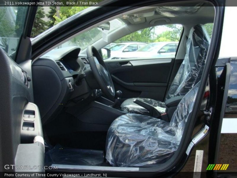 Black / Titan Black 2011 Volkswagen Jetta TDI Sedan