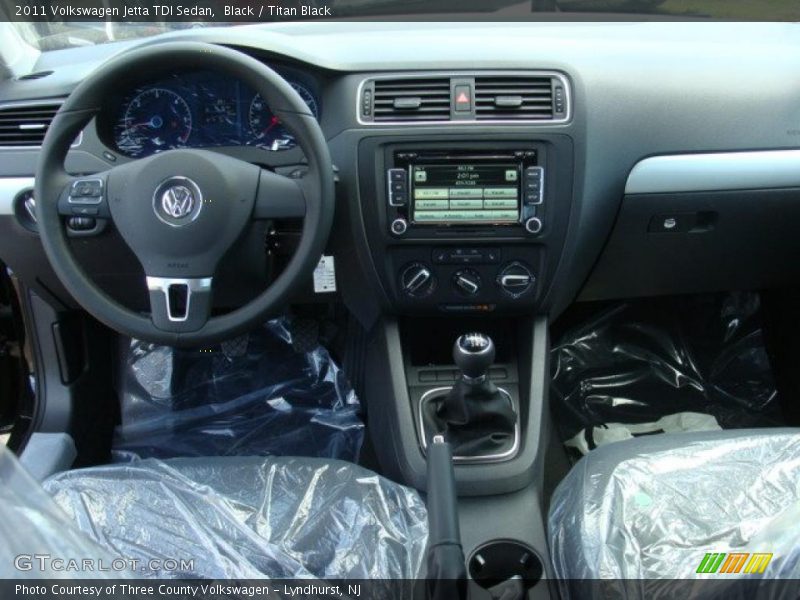 Black / Titan Black 2011 Volkswagen Jetta TDI Sedan