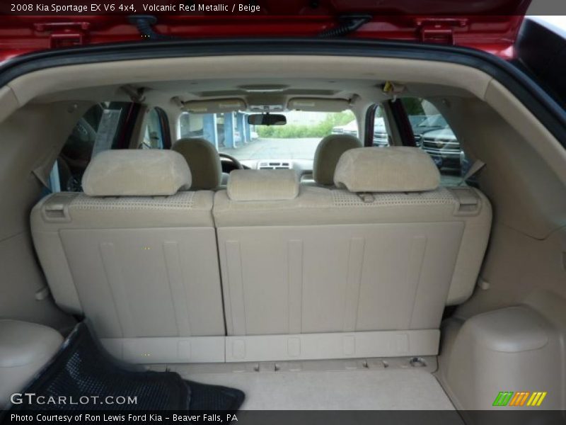 Volcanic Red Metallic / Beige 2008 Kia Sportage EX V6 4x4