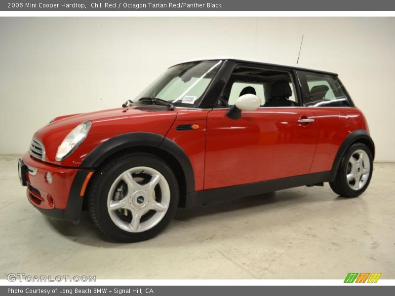 Chili Red / Octagon Tartan Red/Panther Black 2006 Mini Cooper Hardtop
