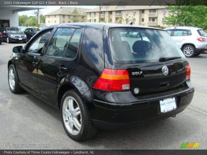 Black / Black 2001 Volkswagen Golf GLS 4 Door