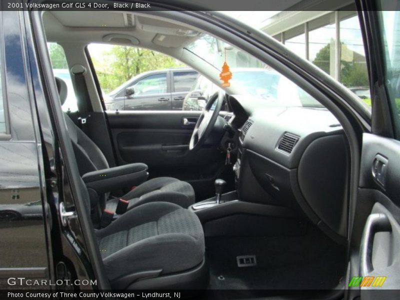 Black / Black 2001 Volkswagen Golf GLS 4 Door