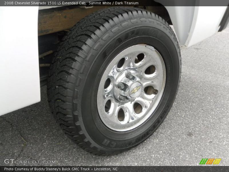 Summit White / Dark Titanium 2008 Chevrolet Silverado 1500 LS Extended Cab