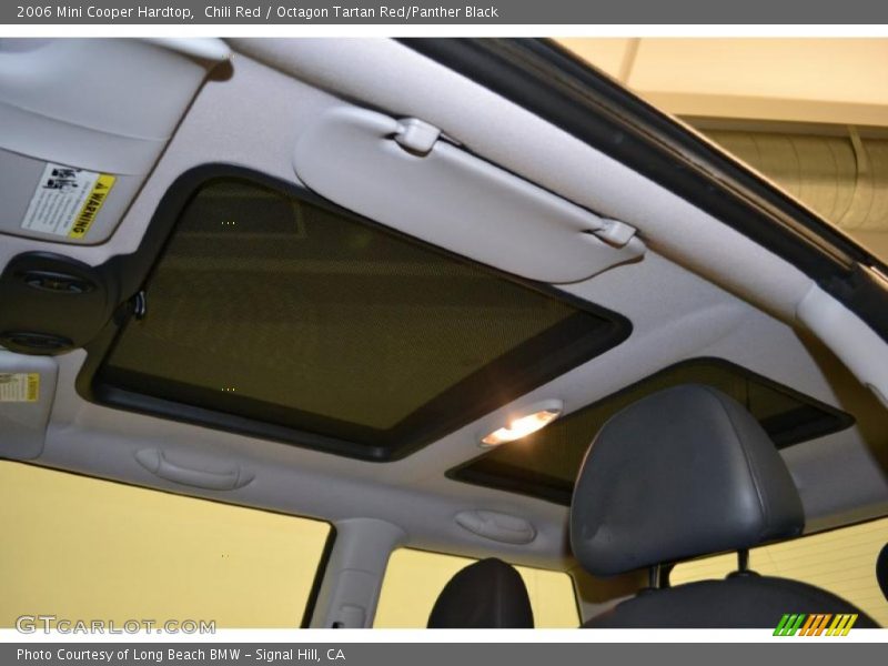Chili Red / Octagon Tartan Red/Panther Black 2006 Mini Cooper Hardtop