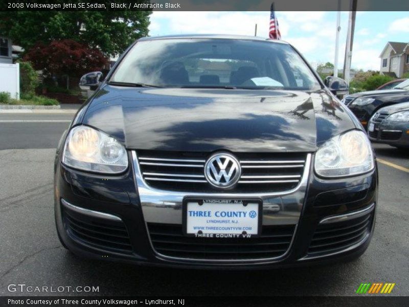 Black / Anthracite Black 2008 Volkswagen Jetta SE Sedan