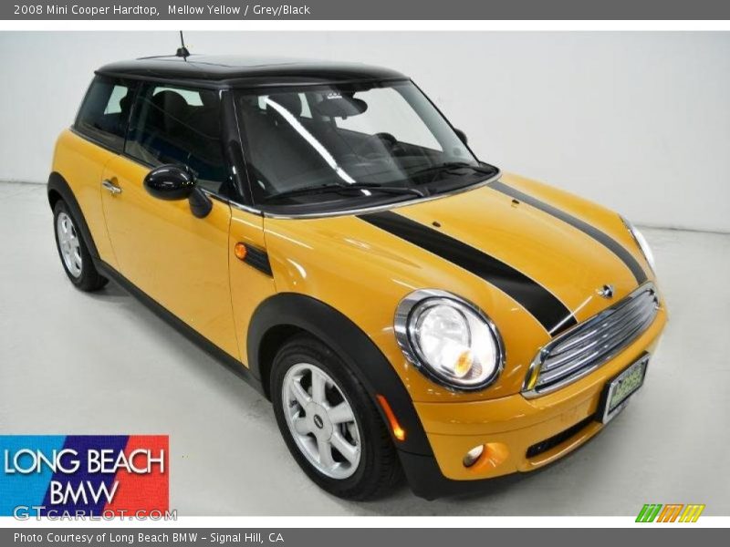 Mellow Yellow / Grey/Black 2008 Mini Cooper Hardtop