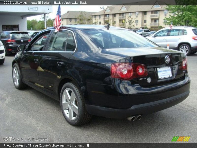 Black / Anthracite Black 2008 Volkswagen Jetta SE Sedan