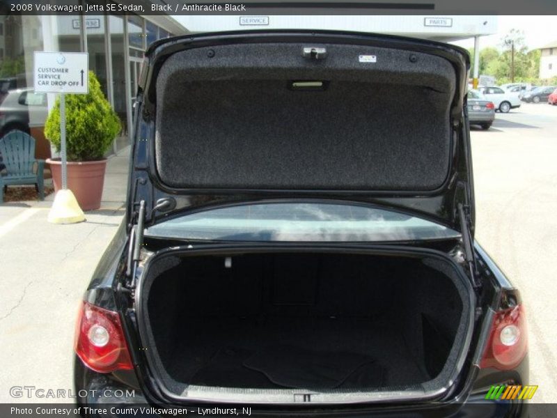 Black / Anthracite Black 2008 Volkswagen Jetta SE Sedan