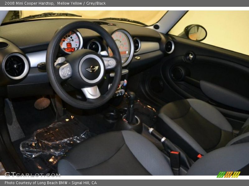 Mellow Yellow / Grey/Black 2008 Mini Cooper Hardtop