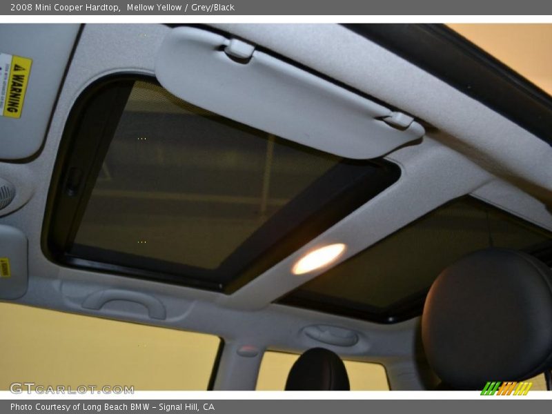 Mellow Yellow / Grey/Black 2008 Mini Cooper Hardtop
