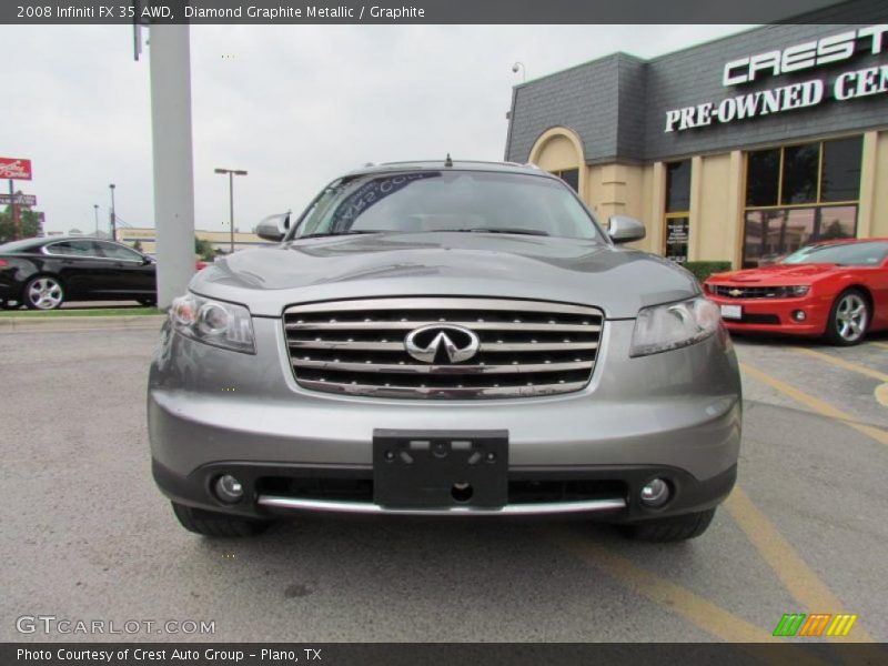 Diamond Graphite Metallic / Graphite 2008 Infiniti FX 35 AWD