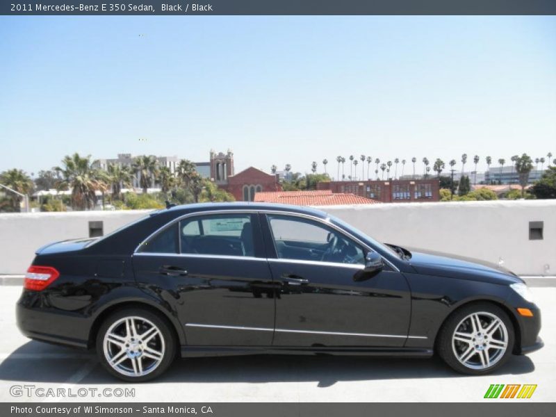 Black / Black 2011 Mercedes-Benz E 350 Sedan