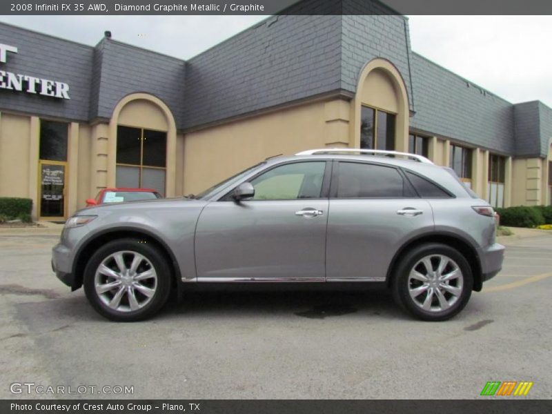 Diamond Graphite Metallic / Graphite 2008 Infiniti FX 35 AWD