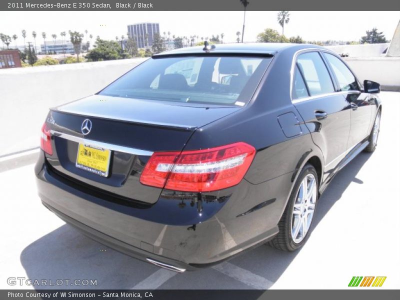 Black / Black 2011 Mercedes-Benz E 350 Sedan
