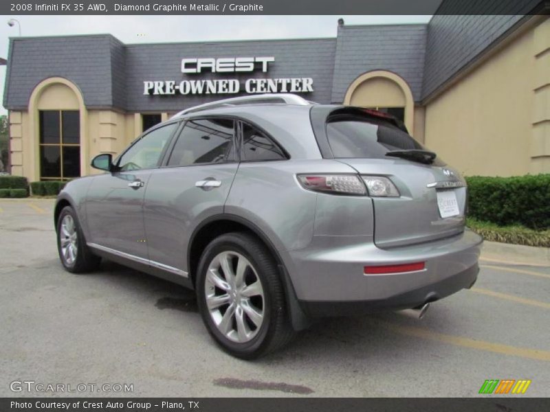 Diamond Graphite Metallic / Graphite 2008 Infiniti FX 35 AWD