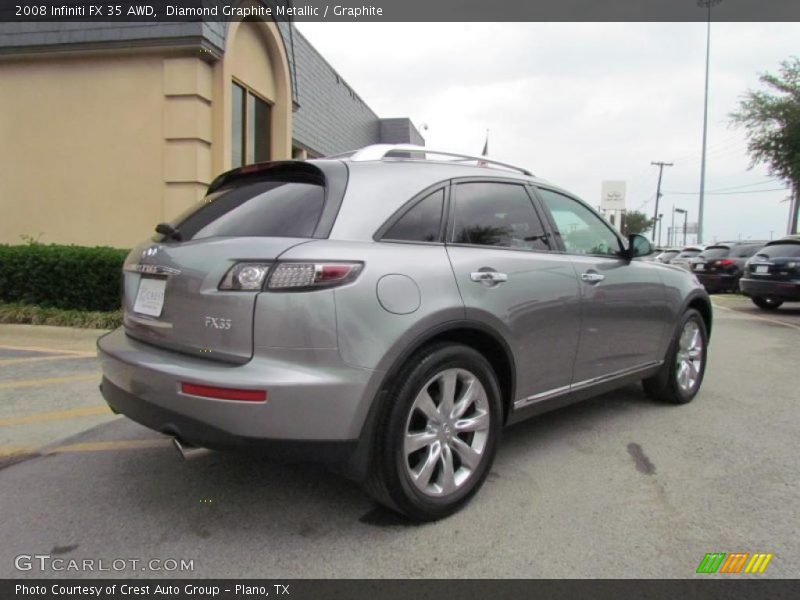 Diamond Graphite Metallic / Graphite 2008 Infiniti FX 35 AWD