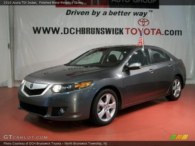 Polished Metal Metallic / Ebony 2010 Acura TSX Sedan
