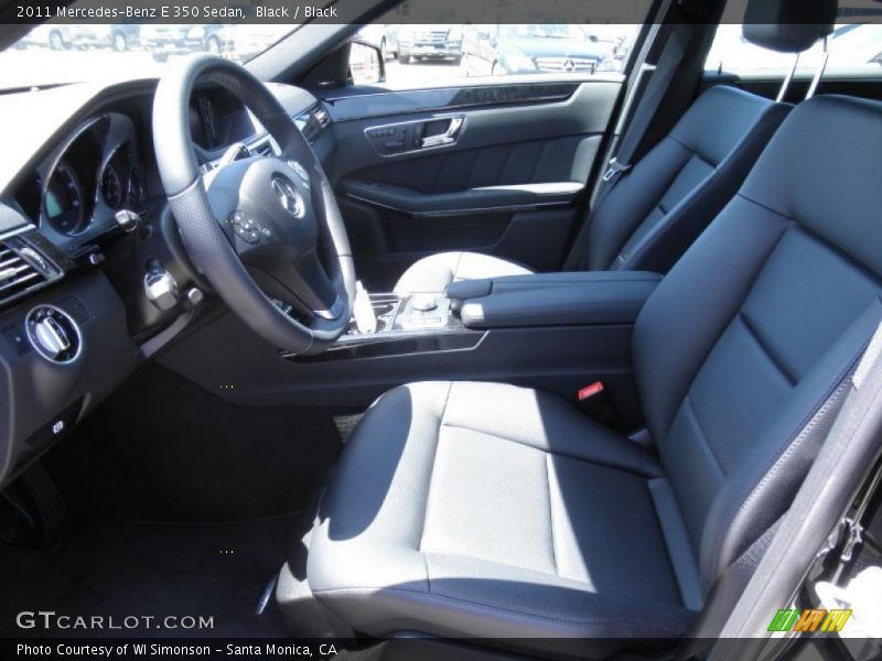 Black / Black 2011 Mercedes-Benz E 350 Sedan