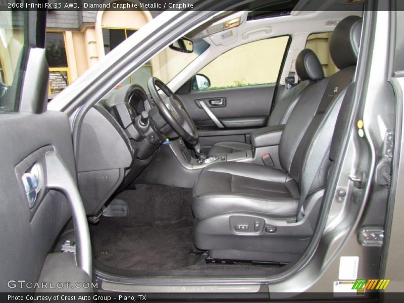 Diamond Graphite Metallic / Graphite 2008 Infiniti FX 35 AWD