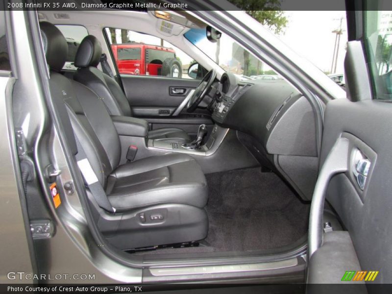 Diamond Graphite Metallic / Graphite 2008 Infiniti FX 35 AWD