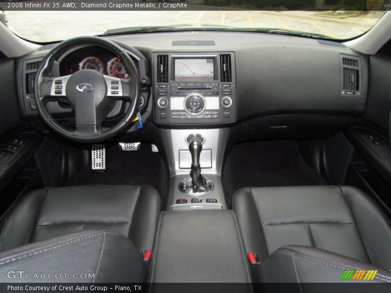 Diamond Graphite Metallic / Graphite 2008 Infiniti FX 35 AWD