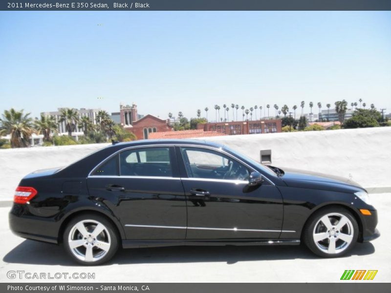 Black / Black 2011 Mercedes-Benz E 350 Sedan