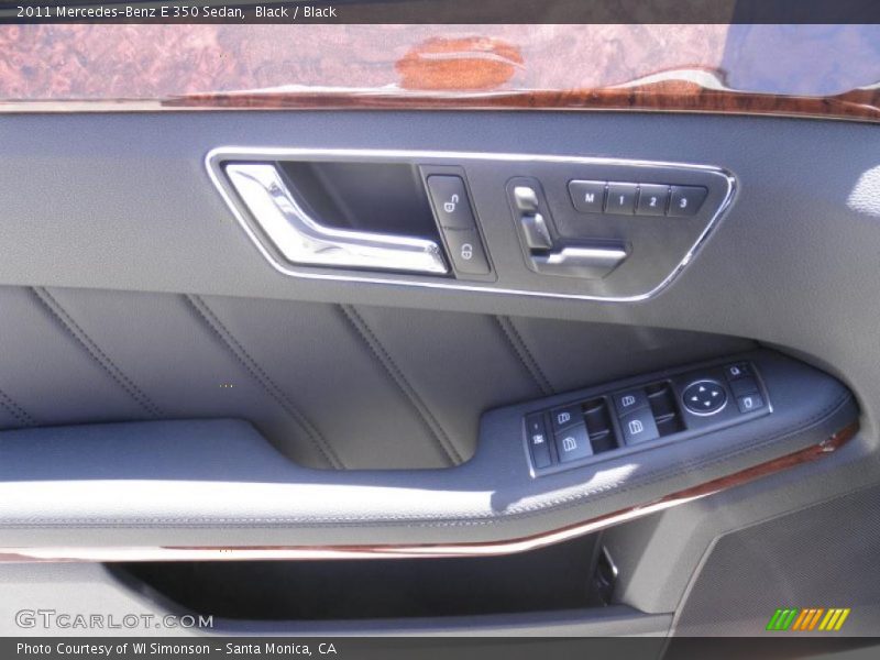 Black / Black 2011 Mercedes-Benz E 350 Sedan