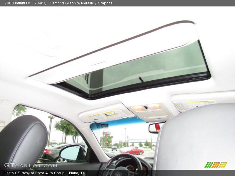 Diamond Graphite Metallic / Graphite 2008 Infiniti FX 35 AWD