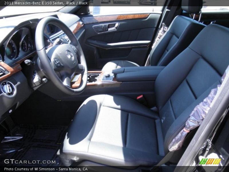Black / Black 2011 Mercedes-Benz E 350 Sedan