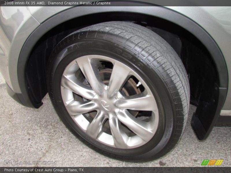 Diamond Graphite Metallic / Graphite 2008 Infiniti FX 35 AWD
