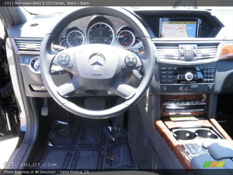 Black / Black 2011 Mercedes-Benz E 350 Sedan