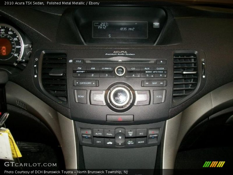 Polished Metal Metallic / Ebony 2010 Acura TSX Sedan