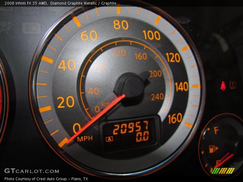Diamond Graphite Metallic / Graphite 2008 Infiniti FX 35 AWD
