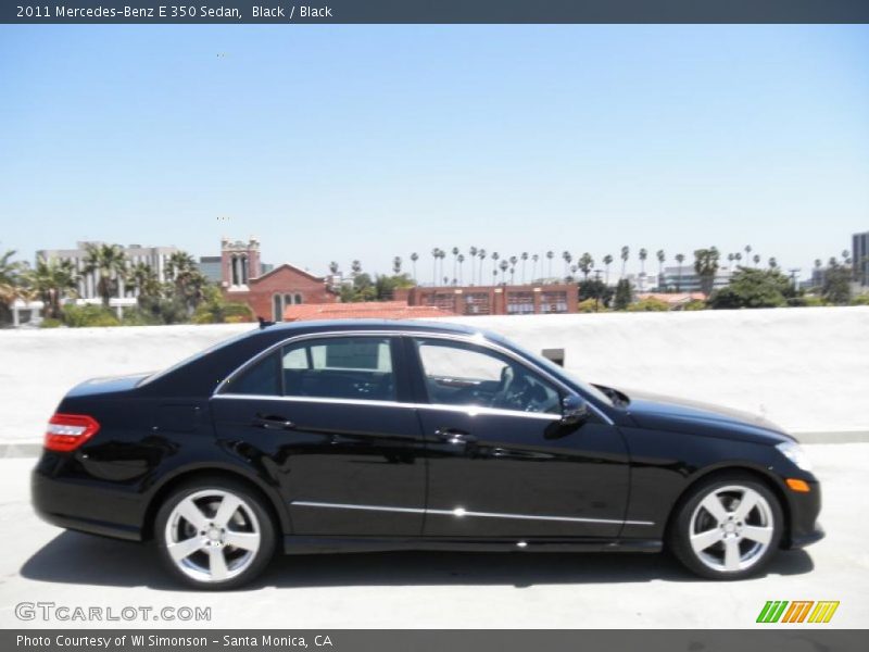 Black / Black 2011 Mercedes-Benz E 350 Sedan