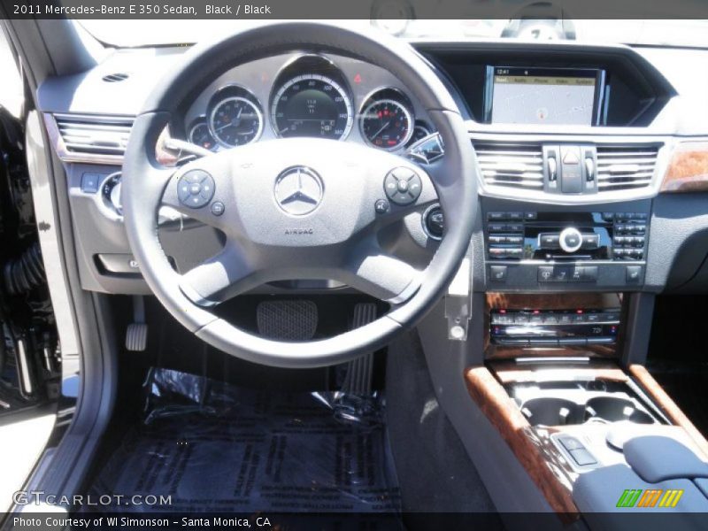 Black / Black 2011 Mercedes-Benz E 350 Sedan