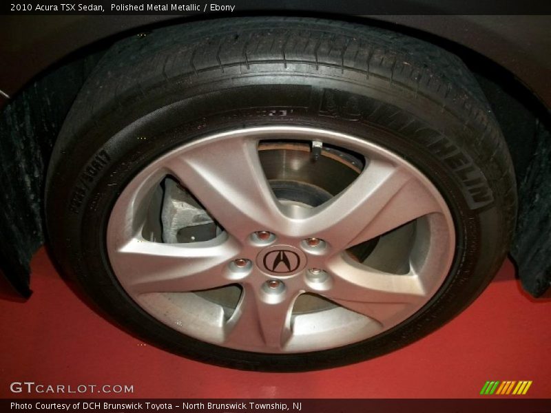 Polished Metal Metallic / Ebony 2010 Acura TSX Sedan