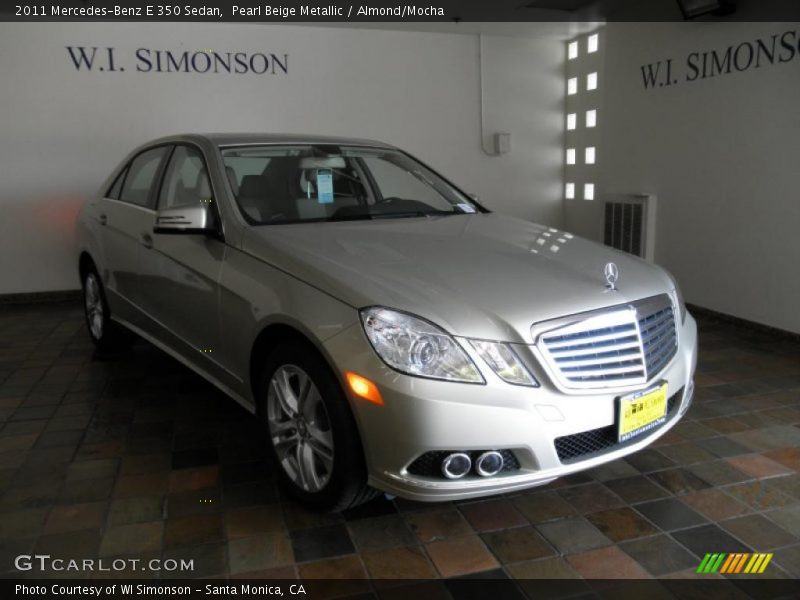 Pearl Beige Metallic / Almond/Mocha 2011 Mercedes-Benz E 350 Sedan