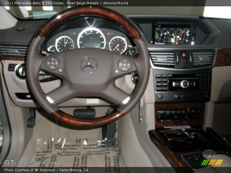 Pearl Beige Metallic / Almond/Mocha 2011 Mercedes-Benz E 350 Sedan
