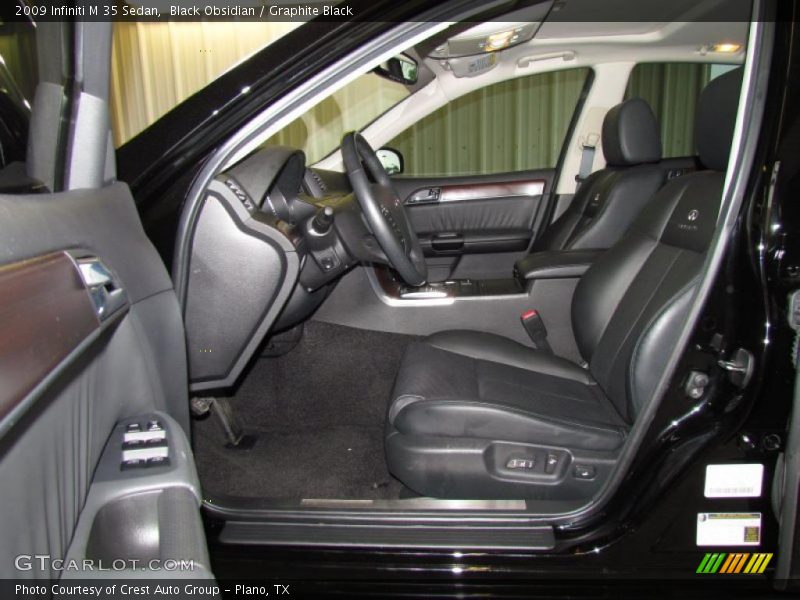Black Obsidian / Graphite Black 2009 Infiniti M 35 Sedan