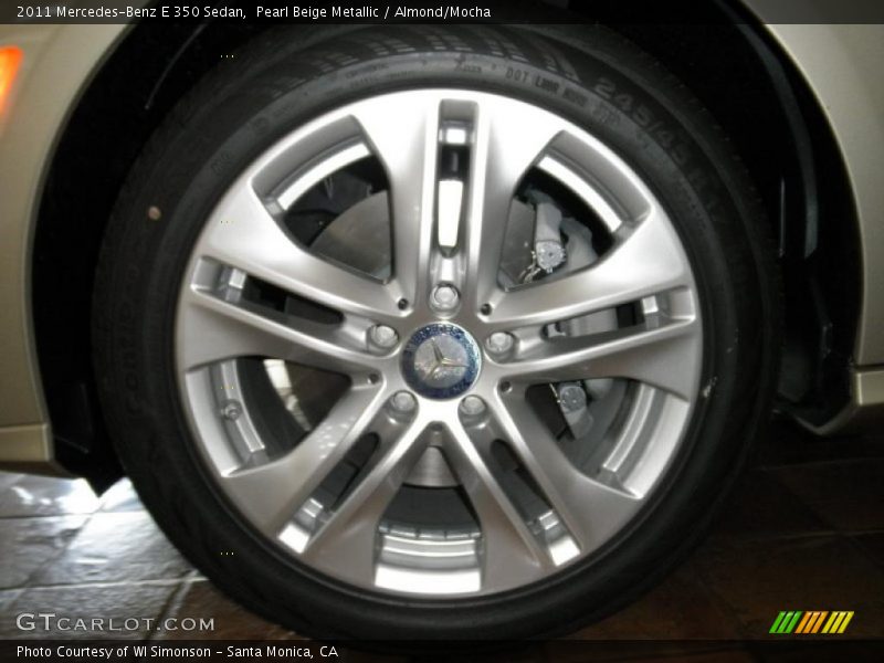 Pearl Beige Metallic / Almond/Mocha 2011 Mercedes-Benz E 350 Sedan