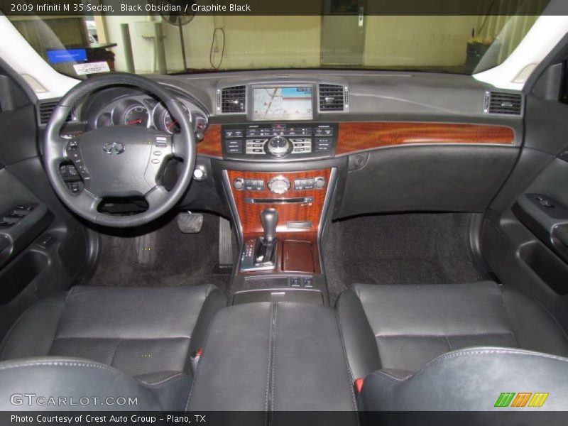 Black Obsidian / Graphite Black 2009 Infiniti M 35 Sedan