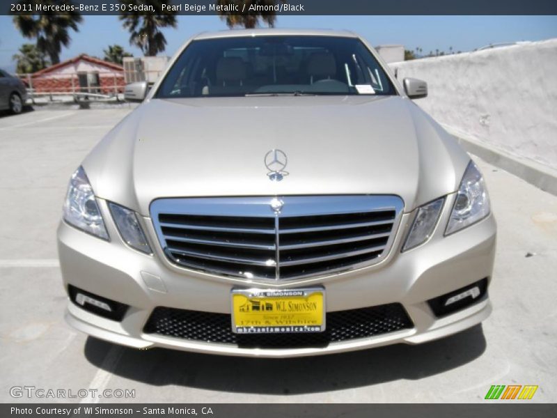 Pearl Beige Metallic / Almond/Black 2011 Mercedes-Benz E 350 Sedan