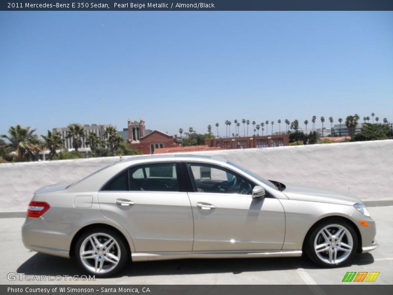 Pearl Beige Metallic / Almond/Black 2011 Mercedes-Benz E 350 Sedan
