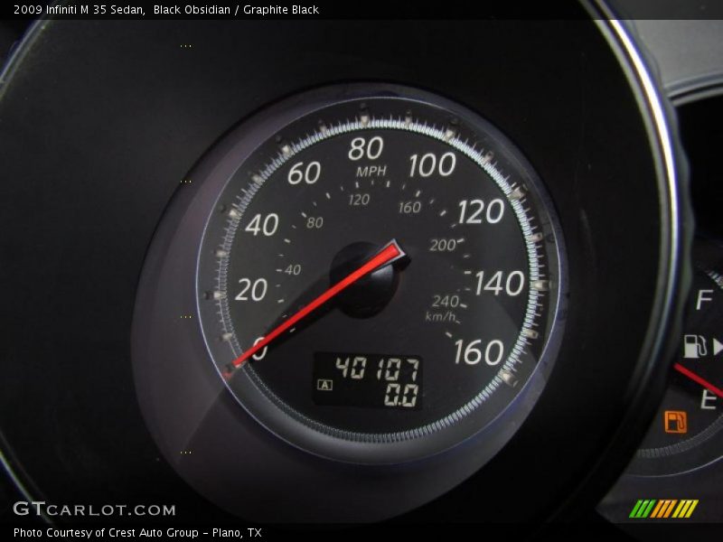 Black Obsidian / Graphite Black 2009 Infiniti M 35 Sedan