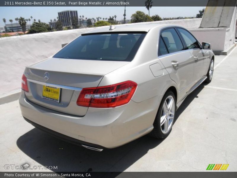Pearl Beige Metallic / Almond/Black 2011 Mercedes-Benz E 350 Sedan