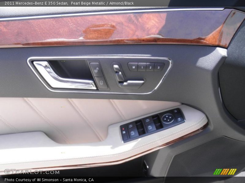 Pearl Beige Metallic / Almond/Black 2011 Mercedes-Benz E 350 Sedan