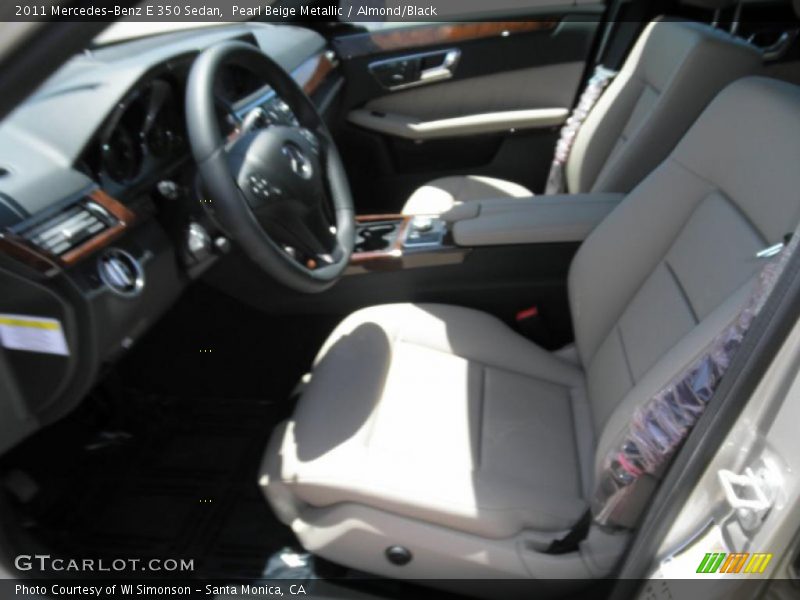 Pearl Beige Metallic / Almond/Black 2011 Mercedes-Benz E 350 Sedan