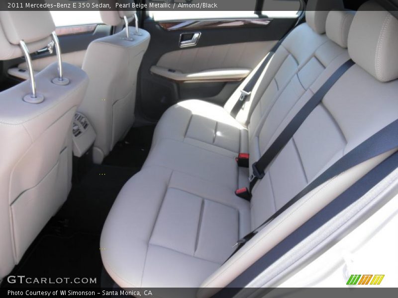 Pearl Beige Metallic / Almond/Black 2011 Mercedes-Benz E 350 Sedan